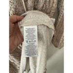 NWT Soft Joie Suki Long Sleeve Geo Print Smocked Waist Pullover Mini Dress Large Tan Photo 10