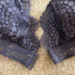 Victoria's Secret VS Navy Lace Glitter Racerback Bralette Photo 1