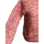 Handmade  Wool Blend Chunky Knit Sweater Womens S Soft Pink Cottagecore Soft Girl Photo 1