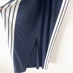 Joseph Ribkoff Striped Sleeve Shirt Dress Style in Navy and White Photo 5