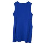 Duluth Trading Co. Blue Sleeveless Dress Athletic Casual Work Travel Tennis Prep Size L Photo 4