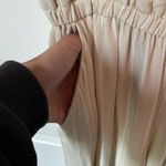 Wilfred  Stripe Ruffle Sleeve Open Back Jumpsuit Photo 5