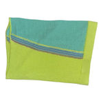 Lulus  size 0 stretch knit mini skirt neon green color black beach coverup​ Photo 5