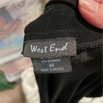 Vintage Y2K West End slinky jersey cardigan top black v Photo 9