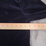 Lauren Ralph Lauren Navy Blue Velour Bomber Jacket sz L Vintage Preppy Size M Photo 4