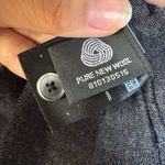 Uniqlo Charcoal Button-Up Cardigan 100% Wool - XS Dark Academia Photo 3