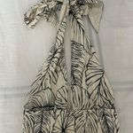 Elan  Halter Neck Dion Print Tie Blouse  Photo 0