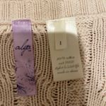 Francesca's Francesca’s Collection Cream Crew Neck Cable Knit Sweater Photo 1