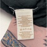 Free People  Janpath Bell Sleeve Romper‎ in Black Pink Size Small Photo 5