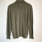 NEW Michael Kors Mock Neck Long Sleeve Sweater Cutout Front Olive Green Size L Size L Photo 1
