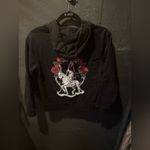 Women’s Rose City Riveters Black Zip Up Hoodie Size Medium Photo 3