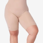 RUBY RIBBON Size Medium‎ HIGH WAIST SHAPING SHORT Style 1995 Tan Photo 1