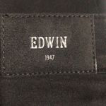 Edwin Women’s Size 28 Pixie 9” Mid Rise Skinny Denim Jeans in Black Photo 5