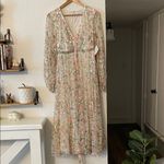 Mac Duggal NWT Floral Sequin Long Sleeve Dress 93788 Size 4 Photo 3