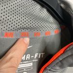 Nike Therma-fit quarter zip pullover gray orangish red men’s size medium Photo 5