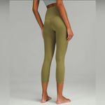 Lululemon Align High-Rise Crop 21"Bronze Green Women's SIZE 6 Photo 1