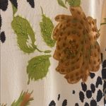 GOLD BLACK CREME COLORED TOP
STYLE DE PARIS BRAND ANIMAL PRINT FLOWERS W/ BLING Size L Photo 3