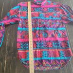 Wrangler Vintage  Aztec Button Up Shirt Womens Size Medium Photo 5
