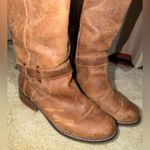 Corral Boots Brown Tan Leather Riding Boots Western Size 8 Photo 6