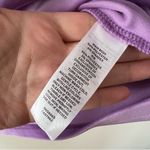 BP Purple Velour “I love you” round neck Graphic Pullover Sweater Sz Small NEW Photo 6