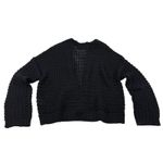 Banana Republic Cropped Cardigan Sweater Women's Size Large Open Knit Crochet Photo 2