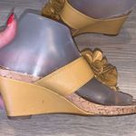 Nicole NCurrent mustard yellow wedges Size 8 Photo 4