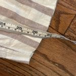 Anthropologie By linen blend striped tapered pant with buckle loop waist 12 Photo 2