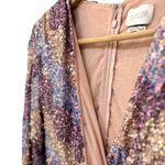 Saylor New  Zigzag Sequin Kinney Mini Eras Dress in X-Small Photo 14