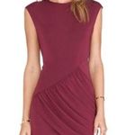 Elizabeth and James Warren burgundy draped sleeveless dress medium Photo 0