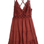 Brand New In Bohemian Burnt Orange Skater Dress Size S Photo 0