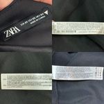 ZARA  Satin Effect Cut Out Dress in Black Bloggers Fav XS 4432/201 Wedding Guest Photo 13