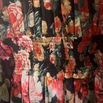 Vibrant Floral Long Sleeve Dress Pink Size L Photo 1