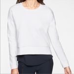 Athleta  White Modern Sweatshirt Medium Photo 0