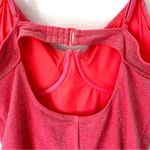 Good American  Sparkle Show Off Underwire One Piece Swimsuit Coral Pink size 4 Photo 7