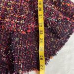 ZARA  Tweed peplum Top, purple multi.  Short Sleeved. Women’s Size XS Photo 6