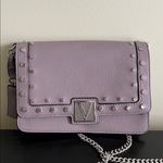 Victoria's Secret  The Victoria Micro Shoulder Bag Gray Silver Studs Photo 2