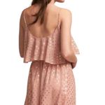Anthropologie  BHLDN Metallic Dots Paris Maxi Dress Gown Pink Size S Photo 1