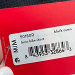 Spanx NWT Look At Me Now Bike Shorts in Black Camo Medium Photo 7