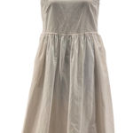Uniqlo  Linen Midi Dress Cream Medium Photo 0