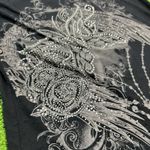 Vocal Vintage Y2K  APPAREL Tank Top LG CRYSTAL  Butterfly Distressed Punch Out Photo 1