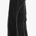 Amazon Black and White Y2K Parachute Track Pants Photo 0