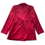 Oleg Cassini  Wool 2pc Skirt Suit Blazer Jacket Ruby Red Size 12 Vintage Rare NWT Photo 10