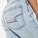 American Eagle AE Pride '90s Boyfriend Jean Size 0 Light Blue Womens Photo 1