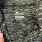 Old Navy  Active Quarter Zip Gray Top Thumb Hole Semi Fitted Women’s Size Medium Photo 3