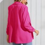 JODIFL  vibrant pink open front drape blazer long sleeve see measurements Photo 8