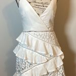 Selfie Leslie NEW  TAURUS FLORAL EMBROIDERY & RUFFLE TRIM DRESS Size US:SM Photo 0