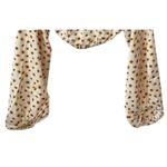 We Wore What Ditsy Daisy Flower Billow Long Sleeve Crop Top S Ivory Yellow #3557 Photo 2