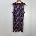 MICHAEL Michael Kors Navy and Pink Floral summer Dress size L Blue Size L Photo 3