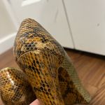 Chloé Chloe Green Two Tone Snake Pump Size 40 EU Photo 4