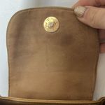 Etienne Aigner Crossbody Bag Woven Metallic Gold Adjustable Strap Vintage Photo 4